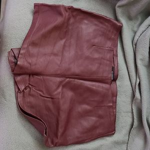 Forever 21 Faux Leather shorts